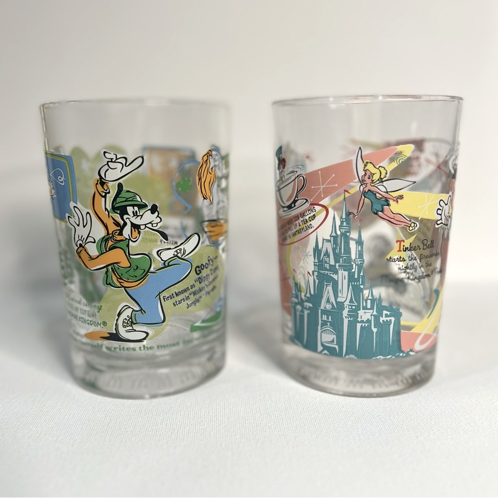 DISNEY • 100 Years of Magic - McDonald’s Glass Set / Vintage, Collectible